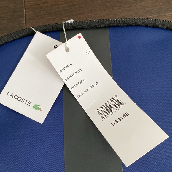 Backpack, Lacoste, NWT. - Picture 2 of 10
